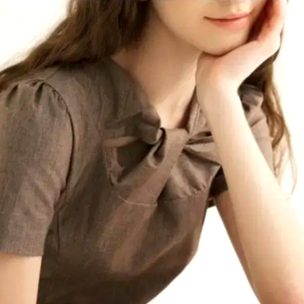 Brown Mini Dress, XS - Picture 2 of 10